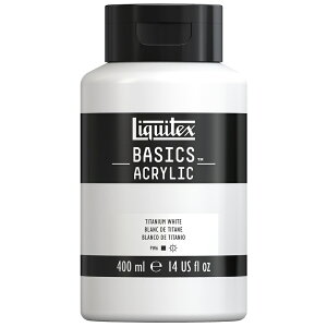 ���L�e�b�N�X �x�[�V�b�N�X 400mL 432(065) �`�^�j�E���z���C�g (16006432) Liquitex BASICS