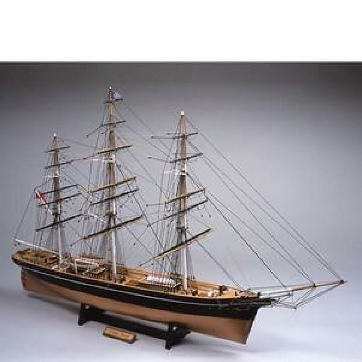楽天市場】ウッディジョー木製帆船模型1/100カティサーク[帆無し 