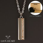 【LION HEART】ライオンハート ネックレス レディース スクエアネックレス シルバー/ピンクゴールド　04N121SL