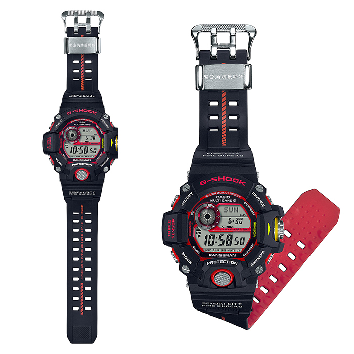 腕時計(デジタル) CASIO/G-SHOCK GW-9400NFST-1AJR 緊急消防援助隊