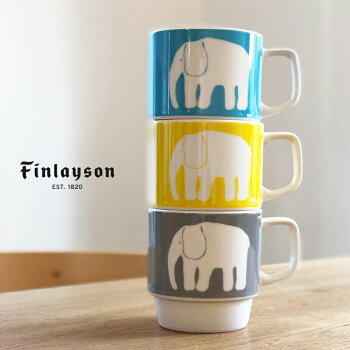 NEWFinlayson(フィンレイソン)ELEFANTTI50thマグコップエレファンティ北欧デザイン食器北欧雑貨50周年記念デザイン