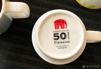NEWFinlayson(フィンレイソン)ELEFANTTI50thマグコップエレファンティ北欧デザイン食器北欧雑貨50周年記念デザイン