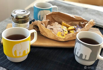 NEWFinlayson(フィンレイソン)ELEFANTTI50thマグコップエレファンティ北欧デザイン食器北欧雑貨50周年記念デザイン