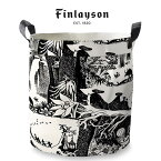 Finlayson（フィンレイソン）バスケットSMOOMIN/アドベンチャームーミン30×30cmフィンランドインポート収納インテリア雑貨