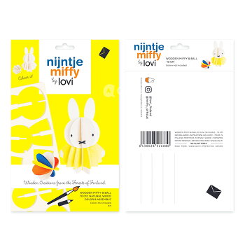 Lovi(ロヴィ)ミッフィーオーナメントカード10cmMiffy/おしゃれな北欧雑貨フィンランド雑貨【ギフト・プレゼントにも人気】メール便OK