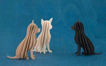 Lovi(ロヴィ)チワワ6cm北欧雑貨白樺オーナメントカード【メール便OKプレゼント・ギフト人気】ドッグDOG犬北欧白樺インテリア置物プレゼント