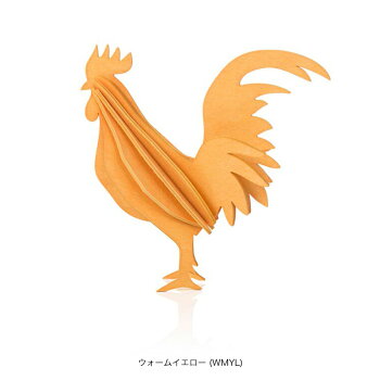 Lovi(ロヴィ)オンドリ10cm(レッド、ブラック、イエロー4色)/北欧オーナメントカードニワトリ鶏鳥白樺【メール便OKプレゼント】