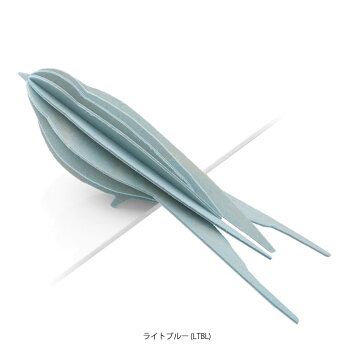 Lovi(ロヴィ)スワローS10cm(ライトブルー、ブルー、ナチュラル、ライトピンク4色)/北欧オーナメントカード鳥白樺【メール便OKプレゼント】