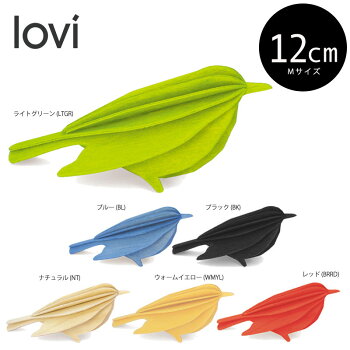 Lovi(ロヴィ)バード12cm(M)北欧オーナメントカード北欧ツリー飾りおしゃれな北欧プライウッド白樺フィンランドインテリア置物プレゼントギフトに人気