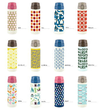 ワンプッシュマグボトル300mlPCscandinavianpatterncollection(スカンジナビアンパターンコレクション)水筒【北欧デザインギフトプレゼントにも人気♪】