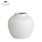 Kahler(ケーラー)花瓶フラワーベース(S)ハンマースホイHAMMERSHOIデンマーク陶器ホワイトプレゼントおしゃれな北欧雑貨ホワイト