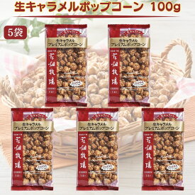 【翌日配送(対象地域のみ)】花畑牧場 生キャラメルポップコーン 100g 5袋 生キャラメル 北海道 お土産 ポップコーン おやつ お菓子 スイーツ ギフト プレゼント お取り寄せ 送料無料