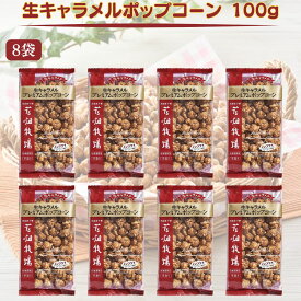 【翌日配送(対象地域のみ)】花畑牧場 生キャラメルポップコーン 100g 8袋 生キャラメル 北海道 お土産 ポップコーン おやつ お菓子 スイーツ ギフト プレゼント お取り寄せ 送料無料