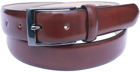 【クーポンあり】長沢ベルト工業 イタリア リナルディ社製 アドバンレザー ベルト キャメル | ブラックバックル版 メンズ 手仕事 人気 おすすめ おしゃれ ギフト プレゼント 日本製