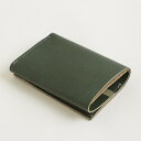 【クーポンあり】エムピウ m+ straccio goat II ストラッチョ ゴート2 green グリーン | 財布 サイフ さいふ 三つ折り 札入れ メンズ レディース 大人 イタリア 革 小さい シンプル スリム コンパクト 人気 おすすめ おしゃれ かわいい ギフト お祝い プレゼント 日本製
