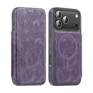 iPhone18 Pro/18 ProMax �ی�P�[�X �蒠�^ �㎿�Ȋv�� PU���U�[ iPhone 17/Air/ 17 Pro/ 17 Pro Max �n�C�u���b�h�P�[�X �S�ʕی� �}�O�l�b�g���� MagSafe�[�d�Ή� RFID�Օ� ���h�� 3���J�[�h���[ �A�C�t�H�� 