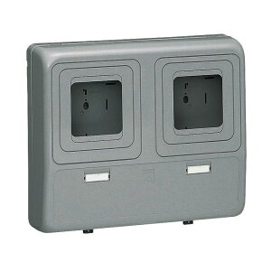 電力量計ボックス(化粧ボックス)グレー WP-3WG (1個価格) 未来工業(MIRAI) WP-3WG