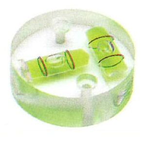 丸クロス型アイベル水平器(取付穴付)35mm KOD CRTh-35