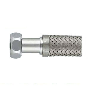 ブレード被覆つきフレキパイプ(長さ400mm・呼称20) 1個価格 798-46×400 カクダイ 798-47×400