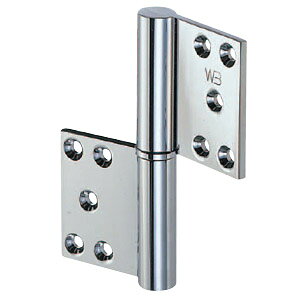 真鍮異形旗丁番 左 76×64 仙徳 1箱10枚価格 ※メーカー取寄品 シロクマ BB-101