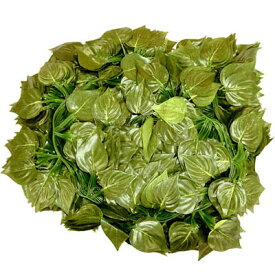 アイガー緑の造花 カーテン1.8×3m EIGERTOOL(アイガーツール) E183