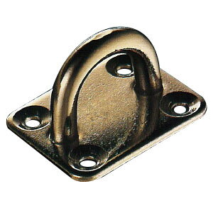 ブロンズアイプレート(木ネジ付) 使用荷重40kg フジワラ IP-8E