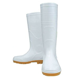 安全耐油長靴 鋼鉄芯入 白 24.0cm おたふく JW-709