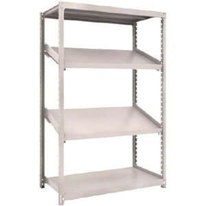 M2型軽中量ボルトレス棚 1200×600×H1800 4段うち傾斜2段タイプ トラスコ M2-6464K2