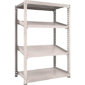 M3型中量ボルトレス棚 1200×721×H1800 4段うち傾斜2段タイプ トラスコ M3-6474K2