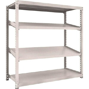 M3型中量ボルトレス棚 1800×721×H1800 4段うち傾斜2段タイプ トラスコ M3-6674K2