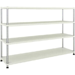 フェニックスラック 1800×450 4段 ホワイト※メーカー直送品 車上渡し品 トラスコ PER-4644-W