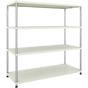 フェニックスラック 1500×600 4段 ホワイト※メーカー直送品 車上渡し品 トラスコ PER-5564-W