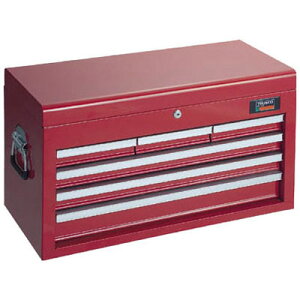 ツールボックス キャビネット型・キーロック式引出4段 トラスコ TCBOX-4R