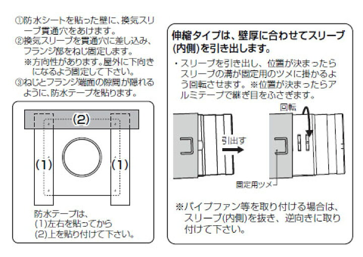 楽天市場 防水換気スリーブ 伸縮タイプ 1個価格 未来工業 Pysb 100s 大工道具 金物の専門通販アルデ 楽天市場 防水換気スリーブ 伸縮タイプ 1個価格 未来工業 Pysb 100s 大工道具 金物の専門通販アルデ