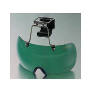 帽子取付用メガネ(防塵・紫外線しゃ光用)No.1400LG・ライトグリーン TOYO トーヨーセフティー 1400LG