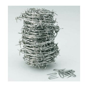 有刺鉄線 ステンレス 1.6mm×100m ※取寄せ品 トラスコ TSUW-16-100