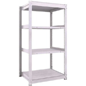 TUG型中量棚600kg 単体型 1255×626×H1800 4段 ※メーカー直送品 車上渡し品 トラスコ TUG60064L4