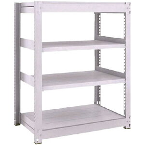 TUG型中量棚450kg 単体型 1255×776×H1200 4段 ※メーカー直送品 車上渡し品 トラスコ TUG45044J4