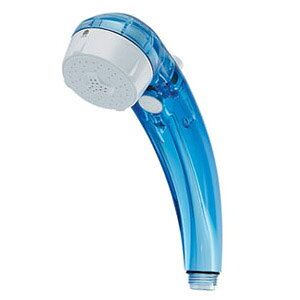 低水圧用マッサージストップシャワ(クリアブルー) カクダイ 356-720-CB