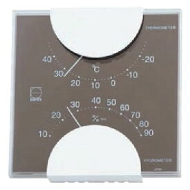 エルムカラー温・湿度計 グレー エンペックス LV-4957