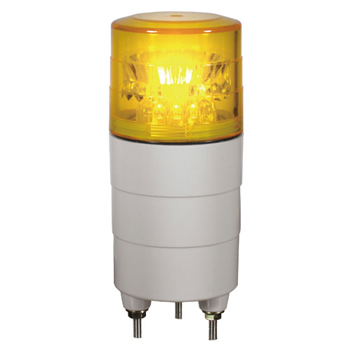 超可爱の ニコミニ ニコミニ 超小型LED回転灯 単色発光 黄 LED回転灯
