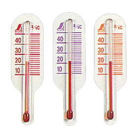 地温用温度計 O-3 ミニA (赤、橙、紫) スリーブパック シンワ 72623