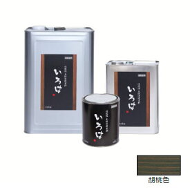 いろはカラー (屋内専用自然塗料) 胡桃色 0.8L メーカー直送 アールジェイ YSU-80