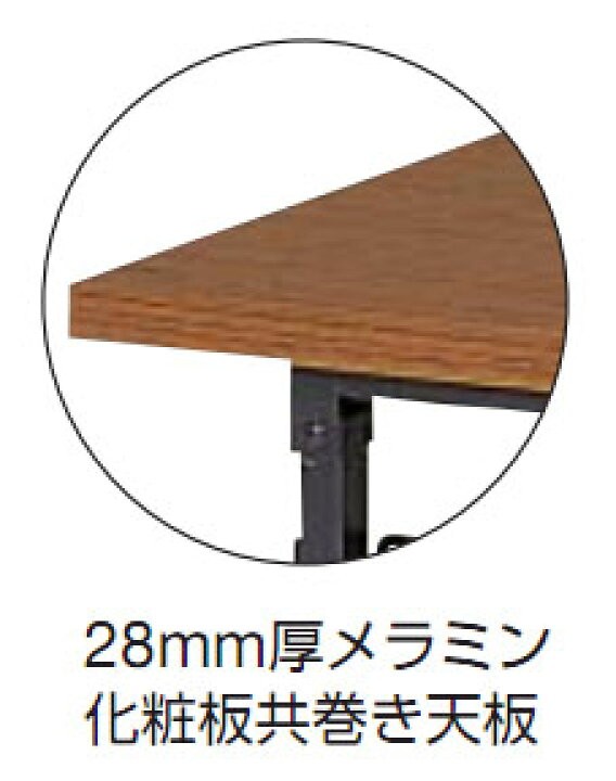 楽天市場】折畳会議用テーブル(下棚付)900×600×700mm【代引不可 