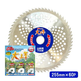 60Pチップソー大峰 255×60P フジ鋼業 FT-011