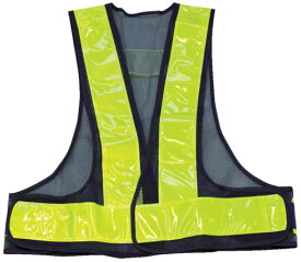 70mm幅反射材付安全ベスト 紺/蛍光イエロー反射 ※取寄品 トラスコ TAB70-KY