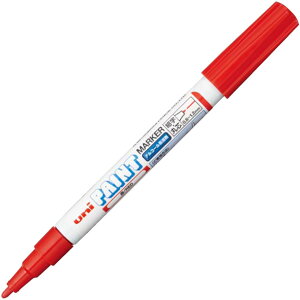 サインペン アルコールペイントマーカー 0.8〜1.2mm PXA-210 赤 【10本セット】 取寄品 三菱鉛筆 PXA210.15 (三菱鉛筆 文房具 文具 事務用品 筆記具)