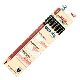ユニ硬筆書写用鉛筆 六角 4B 【12本セット(1ダース)】 取寄品 三菱鉛筆 UKS6K4B (三菱鉛筆 文房具 文具 事務用品 筆記具)