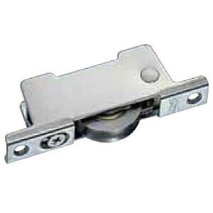 調整戸車14型 ベアリング入ステンレス車 ステンレス枠(28mm・丸型)(1個価格) ヨコヅナ TBS-0281