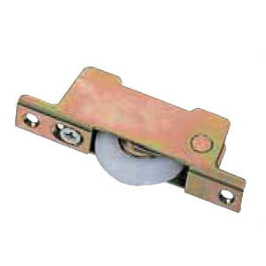 調整戸車14型 ベアリング入ジュラコン車 鉄枠(30mm・丸型)(1個価格) ジュラコン(R) ヨコヅナ TEM-0301